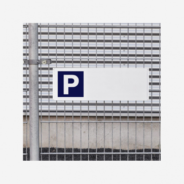 Parkplatzschild 60x20 cm bei reproplan