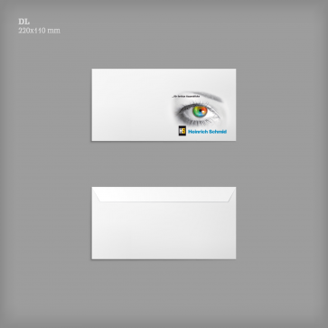 Auge - Briefhülle DIN Lang ohne Fenster - 4/0-farbig