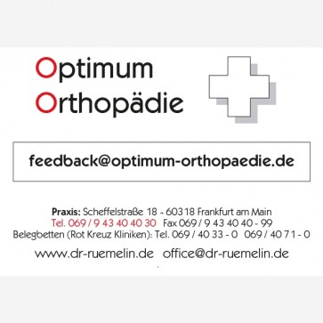 Dr. Rümelin Visitenkarten feedback