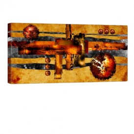 Abstract Diversity Leinwandbild 100x50cm