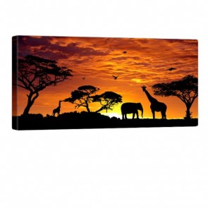 African Feeling Leinwand Bild 100x50cm