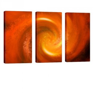 The Twister Leinwandbild 3x 40x80cm 