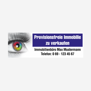 Immobilienbanner in unterschiedlichen Größen