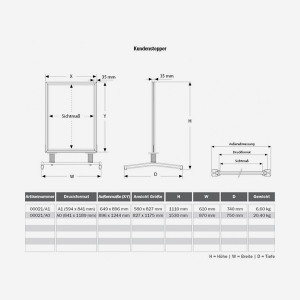 Kundenstopper bei reproplan