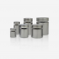 Abstandshalter Aluminium Set 4 Stück 13x13mm